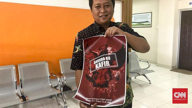Kampus Undip Dihebohkan Poster 'Garudaku Kafir'