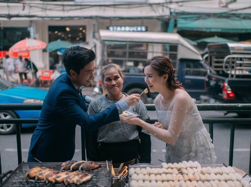  Viral Foto Prewedding Unik Pasangan Thailand Dengan 