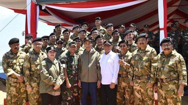 Sebanyak 23 Gubernur Latihan Ala Militer di Natuna