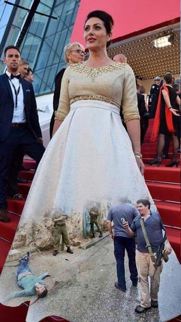 Menteri Israel Pakai Gaun Bergambar Jerusalem di Cannes Jadi Kontroversi Menteri Israel Pakai Gaun Bergambar Jerusalem di Cannes Jadi Kontroversi