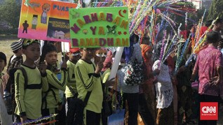 Ribuan Anak Semarang Meriahkan Karnaval Dugderan Ramadan