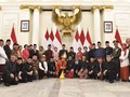 Hari Lahir Pancasila, Menteri Kompak Kenakan Pakaian Adat