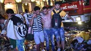Ricuh Nobar Turin, 1000 Terluka