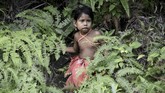Sehari-hari Orang Rimba harus hidup di tengah konflik dengan perusahaan perkebunan dan susahnya mencari makan. (AFP PHOTO / GOH CHAI HIN)