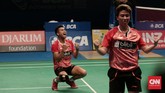 Tontowi/Liliyana juga berhasil meraih juara Indonesia Terbuka, turnamen yang sebelumnya sulit mereka menangkan. Tontowi/Liliyana bahkan dua kali memenangkan Indonesia Terbuka pada 2017 dan 2018. (CNN Indonesia/Andry Novelino)