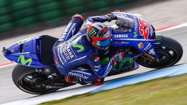 Vinales Juara MotoGP Australia 2018, Marquez Gagal Finis