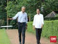 Gaya Santai Jokowi dan Obama di Istana Bogor