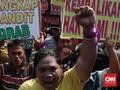 Sopir GrabCar Turun ke Jalan Tuntut Keadilan