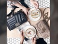 Latte Art Usung Logo Fesyen di atas Secangkir Kopi