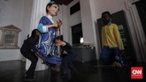 Perancis juga punya boneka raksasa seperti ogoh-ogoh yang biasa dibakar saat perayaan Nyepi, atau ondel-ondel yang menjadi ciri khas budaya Betawi dan Jakarta. Namun, rupa boneka itu bisa bermacam-macam dan tujuannya untuk menghibur. (CNN Indonesia/Hesti Rika)