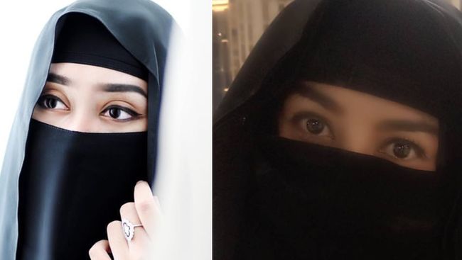 Foto Gaya Syahrini Hingga Dian Pelangi Bercadar Saat Umrah