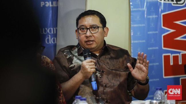 Fadli Zon Nilai Pidato Jokowi di HUT TNI Biasa Saja