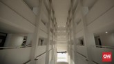 Wisma Atlet 10 tower dengan 7.426 unit kamar itu tersebut bisa menampung hingga 22.278 atlet saat Asian Games 2018. (CNN Indonesia/ Hesti Rika)