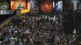 San Diego Comic-Con International kembali digelar sejak Rabu (20/7). Perayaan bagi pencinta komik, film, dan budaya pop ini digelar di San Diego Convention Center hingga Minggu (23/7). (REUTERS/Mike Blake)