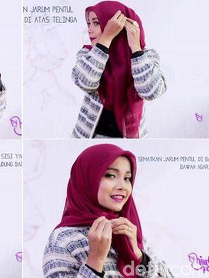10 Kreasi Tutorial Hijab Segitiga untuk Sehari-hari 10 Kreasi Tutorial Hijab Segitiga untuk Sehari-hari
