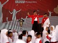 Rayakan Hari Anak, Jokowi Kenalkan Lagi Mainan Gasing