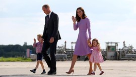 Imutnya Putri Charlotte di Hari Pertama Masuk 'Preschool'