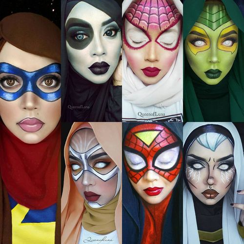 Mirip Banget! Hijabers Cantik Ini Rias Wajah Seperti Cinderella Hingga Alien 1 Mirip Banget! Hijabers Cantik Ini Rias Wajah Seperti Cinderella Hingga Alien 1