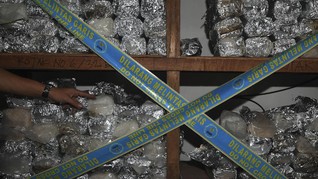 BNN Gagalkan Penyelundupan 40 Kg Sabu dari Malaysia