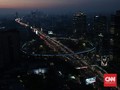 Simpang Susun Semanggi Dicorat-coret, Akses Jalan Ditutup