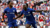 Setelah direkrut Chelsea dari Wigan Athletic pada 2012, Victor Moses menjalani masa peminjaman selama satu musim di Liverpool di musim berikutnya. Bersama Liverpool Moses tampil di 22 laga di semua kompetisi dengan mencetak dua gol. (REUTERS/Darren Staples)
