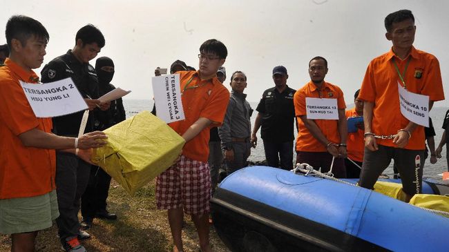 5 Penyelundup Sabu Asal Malaysia 'Terciduk' di Perbatasan