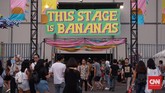 Area pertunjukan terbagi dalam tiga bagian, yakni panggung utama WTF Stage, panggung This Stage is Bananas yang terletak di dalam ruangan, serta Another Stage.