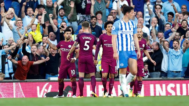 Manchester City Raih Tiga Poin dari Tim Promosi Brighton