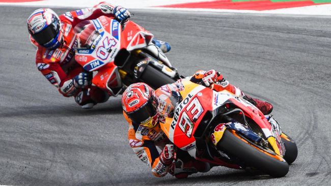 Marc Marquez Tercepat di FP3, Vinales Kedua