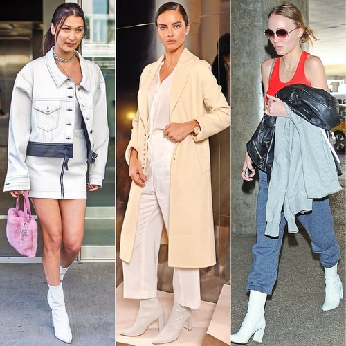 Tren Sepatu Boots Putih, Jadi Incaran Adriana Lima dan Bella Hadid Tren Sepatu Boots Putih, Jadi Incaran Adriana Lima dan Bella Hadid