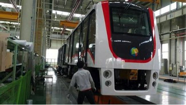 Uji Coba Skytrain Bandara Soetta Jadi Kado HUT RI ke-72