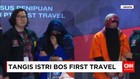 Wajah Ditutupi Cadar, Anniesa Hasibuan Terlihat Menangis