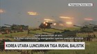 Korea Utara Luncurkan Tiga Rudal Balistik Jarak Pendek
