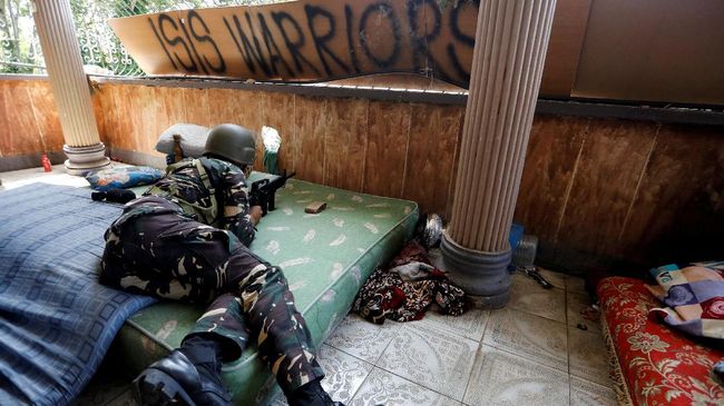 Dua Pemimpin ISIS Marawi Tewas, Seorang Lagi Misterius