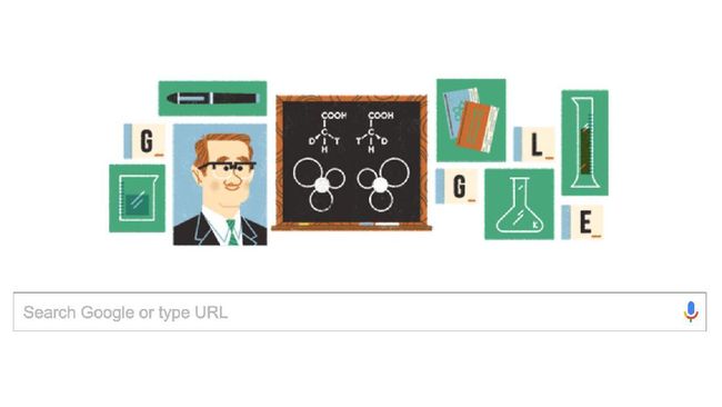 Google Doodle Rayakan Ulang Tahun Ke-100 Sir John Cornforth