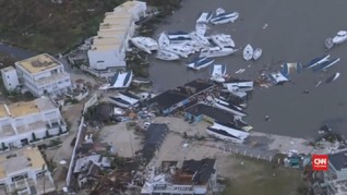 VIDEO: Badai Irma Hancurkan 95 Persen Pulau Saint Martin