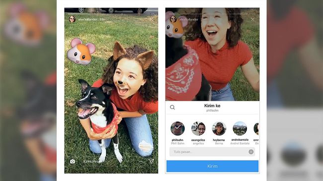 Fitur IG Stories Kini Bisa Dibagikan Secara Pribadi