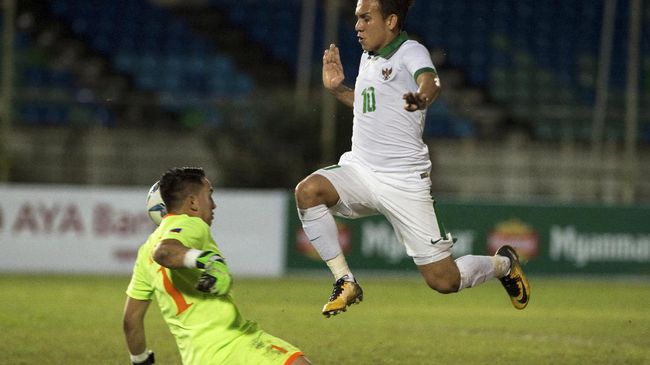 Indonesia Unggul 3-0 atas Myanmar di Babak Pertama