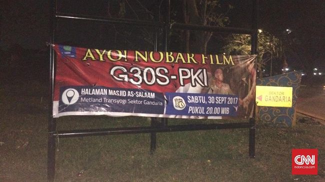 Masjid di Cileungsi Nobar Film G30S/PKI untuk Anak-anak
