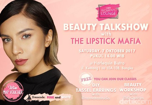 Yuk Ikut, Beauty Talkshow Wolipop Bareng The Lipstick Mafia Yuk Ikut, Beauty Talkshow Wolipop Bareng The Lipstick Mafia