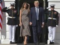 Bertemu PM Thailand, Melania Trump Andalkan Alexander McQueen