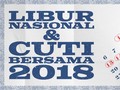 Jadwal Lengkap Libur Nasional dan Cuti Bersama 2018