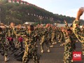 Penumpukan Kendaraan Terjadi Jelang Perayaan HUT ke-72 TNI