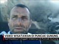 VIDEO: Wisatawan Selfie di Kawah Gunung Agung