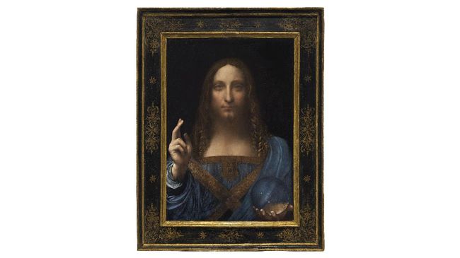  Lukisan  Yesus Leonardo  Da  Vinci  Diprediksi Laku Rp1 3 T
