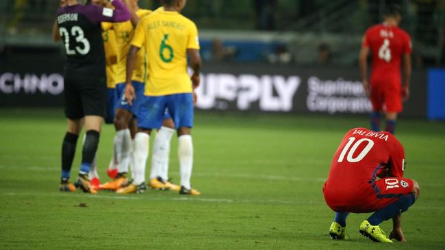 Timnas Chile Dituding Mabuk-mabukan Sebelum Ditekuk Brasil