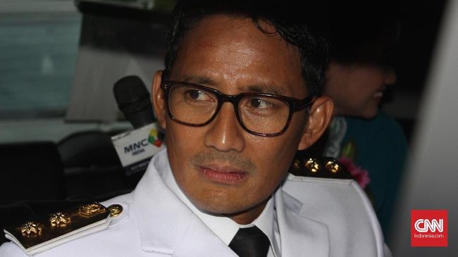  Sandiaga  Maklumi Kesibukan Djarot yang Absen Pelantikan