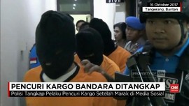 VIDEO: Pencuri Barang Kargo Bandara Soetta Ditangkap