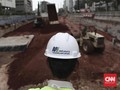 FOTO: Pembangunan Konstruksi MRT Capai 80 Persen