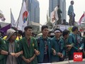 Massa Aksi 3 Tahun Jokowi-JK Bubar, 9 Orang Diamankan